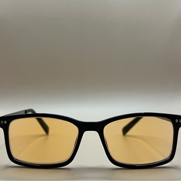 ABBOT OPTICAL-AMBER LENS-BLUE LIGHT BLOCKING GAMING/COMPUTER GLASSES-METAL ARMS - Picture 6 of 7